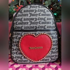 Juicy Couture Love Never Dies Red Heart Backpack